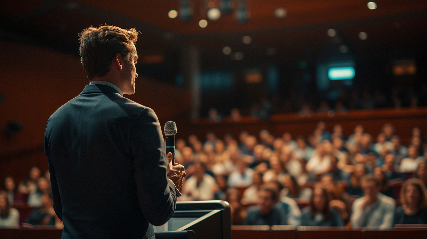 ameen6121_public_speaker_on_the_podium_in_front_of_an_audience__a0fbd0f2-4080-41d2-855d-b33f1684a002